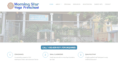 Desktop Screenshot of morningstarpreschool.net
